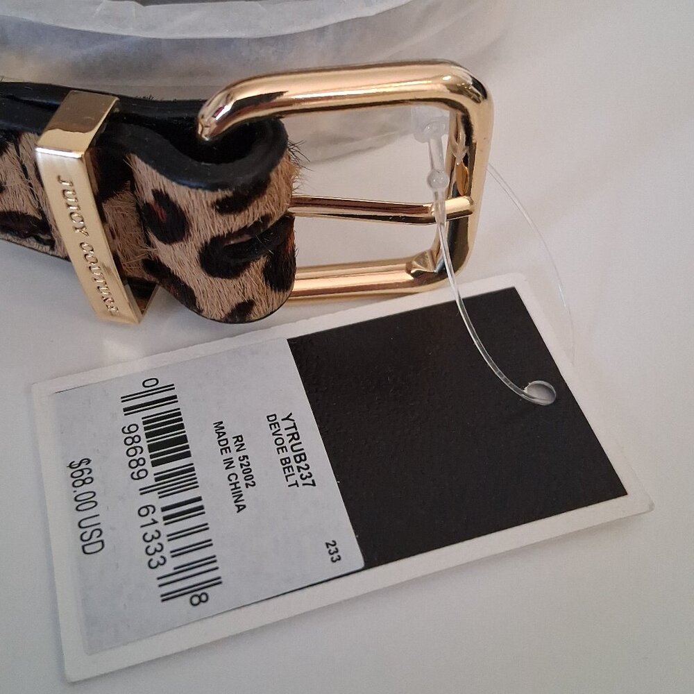 Juicy Couture Devoe Belt – Model YTRUB237 233 – Brand New